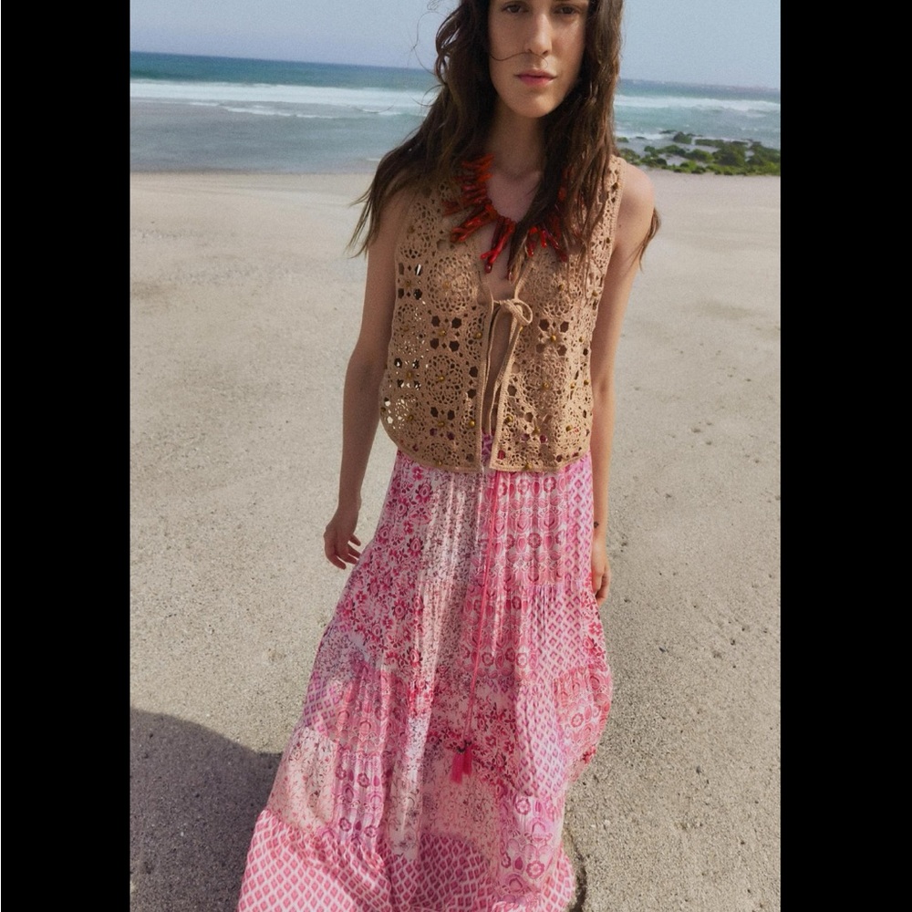 BEADED CROCHET TOP - Picture 3 of 7
